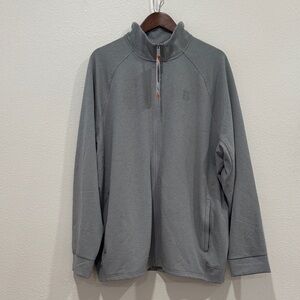 Bench Men's Charcoal Zip-Up Sweater